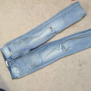 Flying monkey distressed jeans